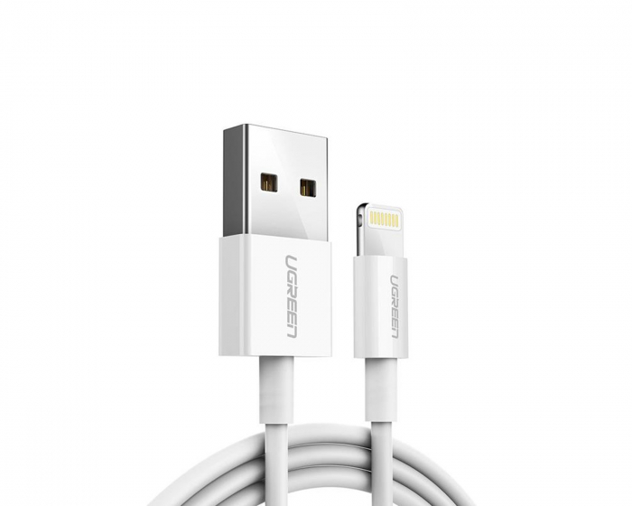 UGREEN USB-A til Lightning Kabel 2m - Hvid