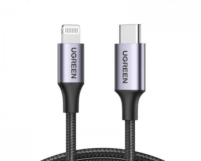 UGREEN USB-C til Lightning Kabel 1m - Sort