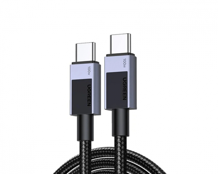 UGREEN Hurtig Opladning USB-C til USB-C PD 100W Kabel 3m - Space Gray