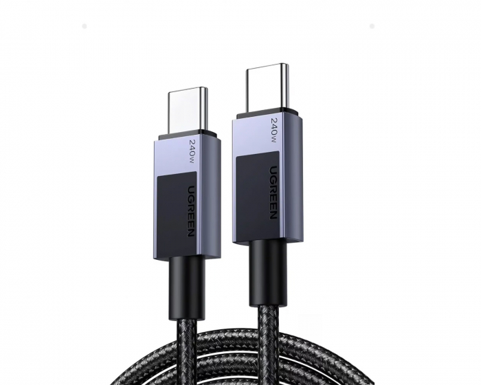 UGREEN Hurtig Opladning USB-C til USB-C PD 240W Kabel 2m - Space Gray