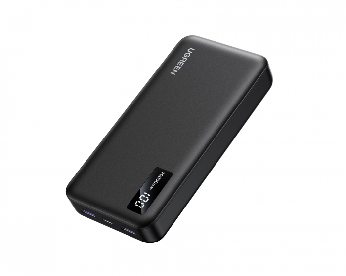 UGREEN Two-Way Hurtig Opladning Powerbank 20000 mAh - Sort