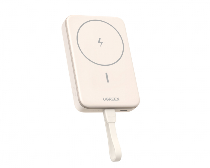 UGREEN Magnetisk Trådløs Powerbank 10000 mAh - Beige