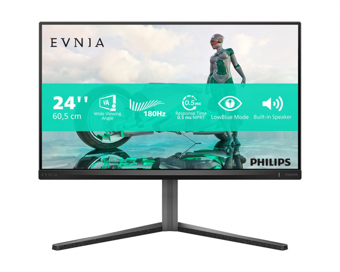 Philips Evnia 3000 24” Gamingskærm 180Hz 0,5ms FHD IPS