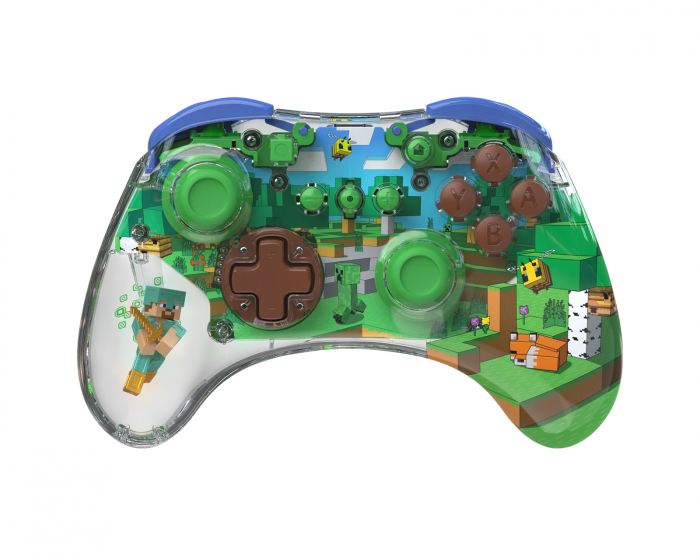 PDP REALMz Trådløs Controller - Minecraft Forest Biome