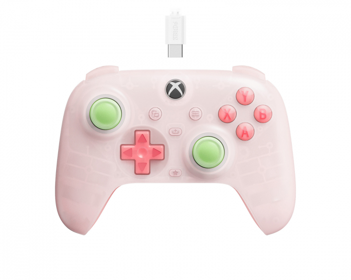 8Bitdo Ultimate Mini Controller til Xbox - Clear Pink