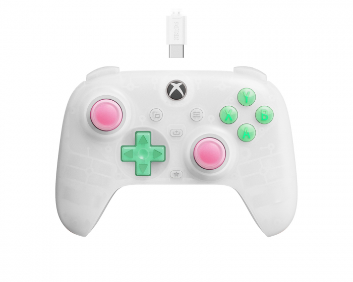 8Bitdo Ultimate Mini Controller til Xbox - Clear White