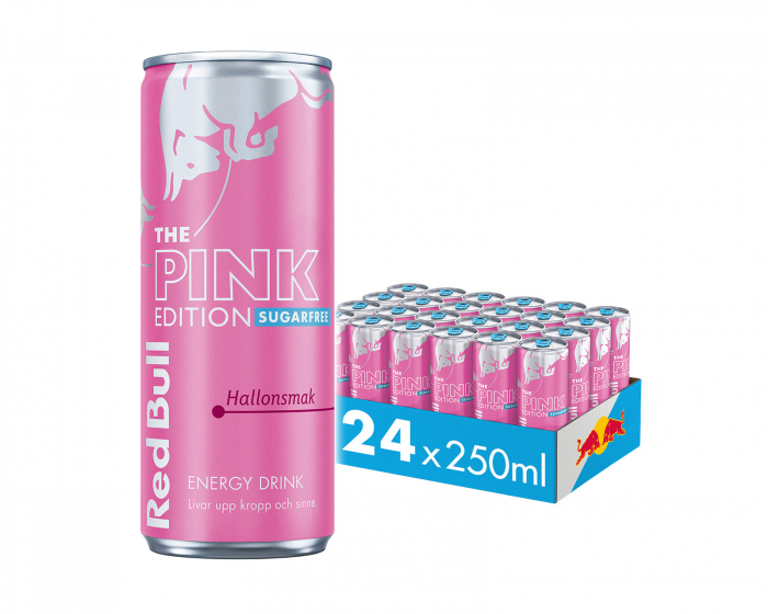 Red Bull Pink Edition Sugarfree 250ml (Forest Fruit) - 24-Pack