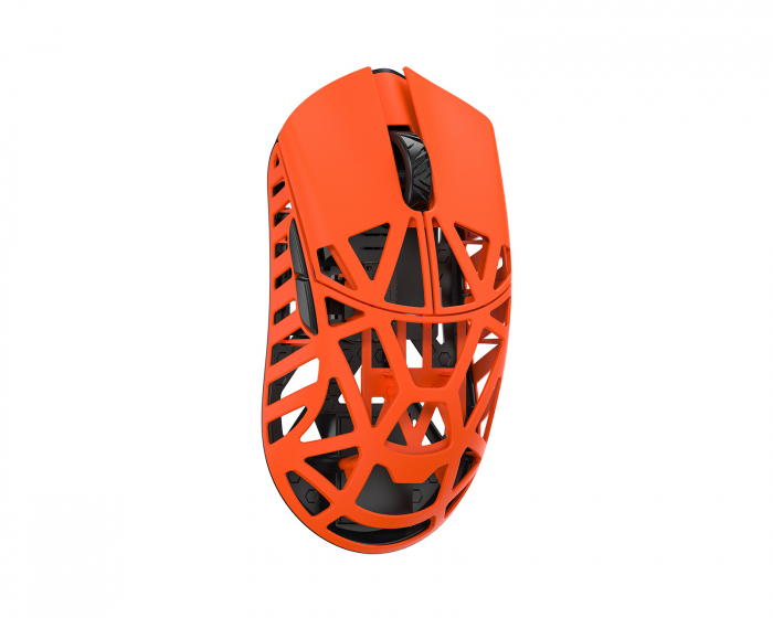 WLMouse Beast X Pro - Fire Orange [Omron Opticals] - Side Slits