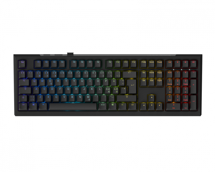 Ducky One X Fullsize Trådløst Gaming Tastatur - Sort