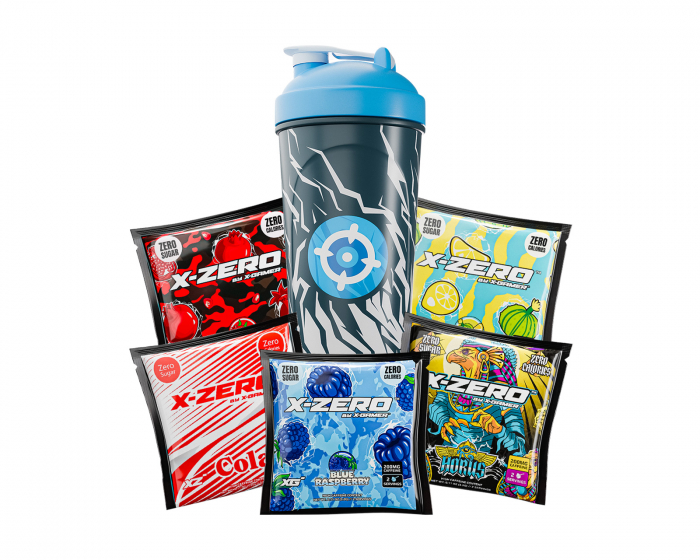 X-Gamer X-Zero 3rd Sample Pack + Shaker (10 Portioner)