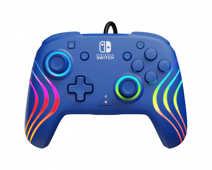 PDP Afterglow Wave Wired Controller - Blå (Nintendo Switch)