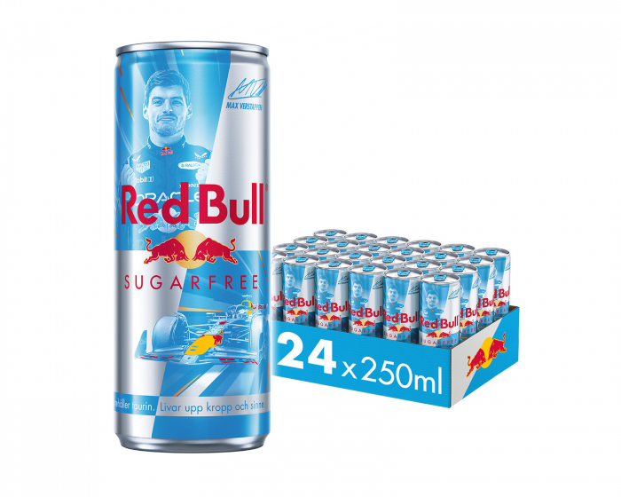 Red Bull Sugarfree Max Verstappen Edition 250ml - 24-Pack