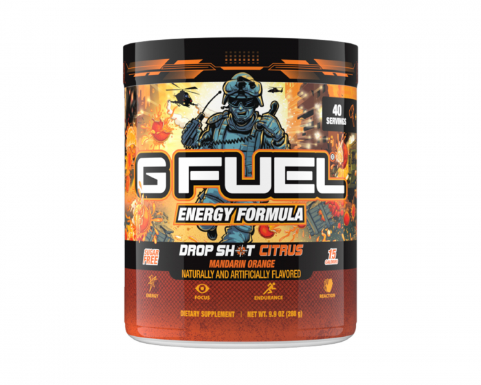 G FUEL Drop Shot Citrus - 40 Portioner