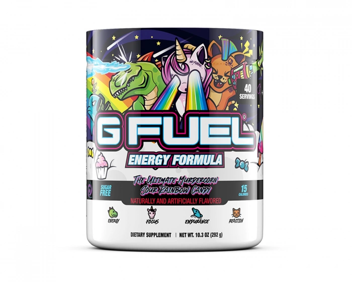 G FUEL Murdercorn Sour Rainbow Candy - 40 Portioner