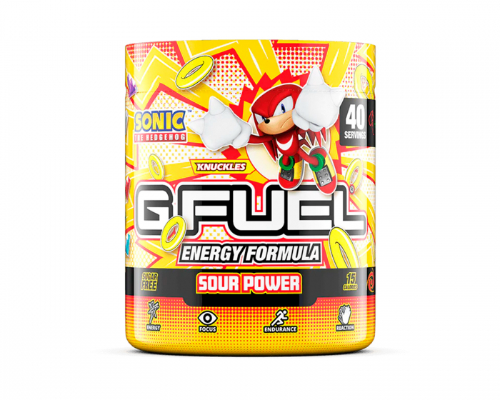 G FUEL Knuckles' Sour Power - 40 Portioner