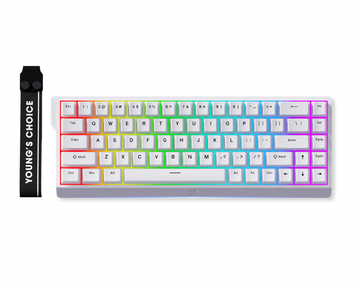 MCHOSE Ace 68 E-Sport ANSI Hall Effect Tastatur - Hvid