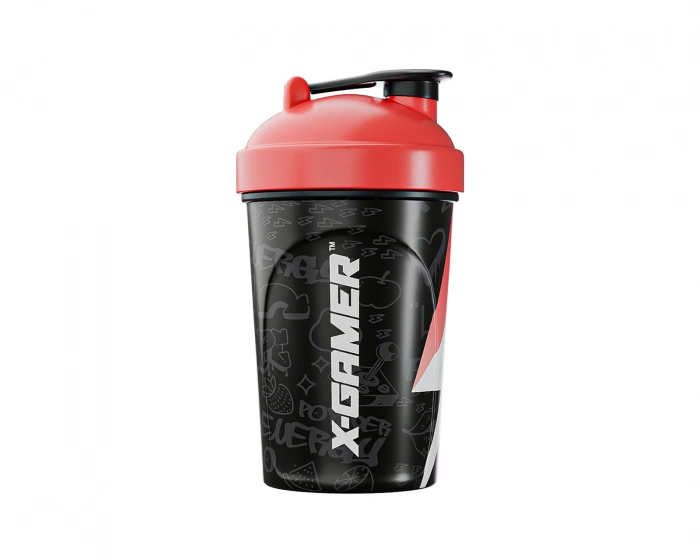 X-Gamer X-Zero Shaker 500ml - Sort & Rød