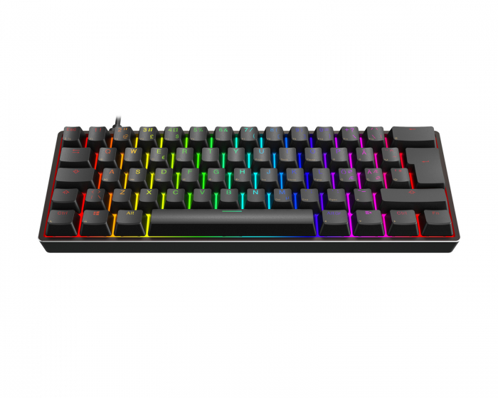 MaxMount Aeon RGB Hotswap PBT Gaming Tastatur [Gateron Optical BlBrowne] - Sort (DEMO)