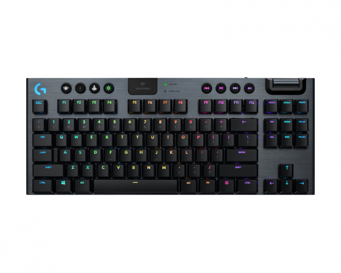 Logitech G915 Trådløs RGB Spiltastatur TKL [GL Linear] - Carbon (DEMO)