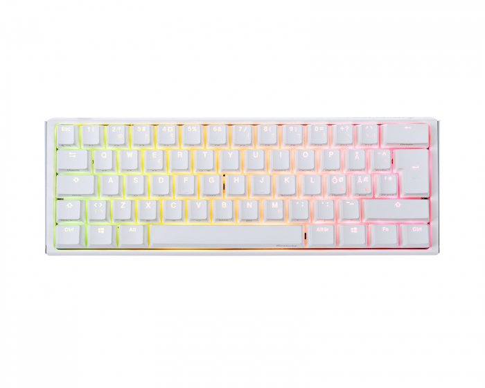 Ducky ONE 3 Mini Pure White RGB Hotswap Tastatur [MX Brown] (DEMO)