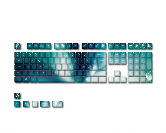 Traitorkeys AURORA 116 Keys Keycap set PBT (DEMO)