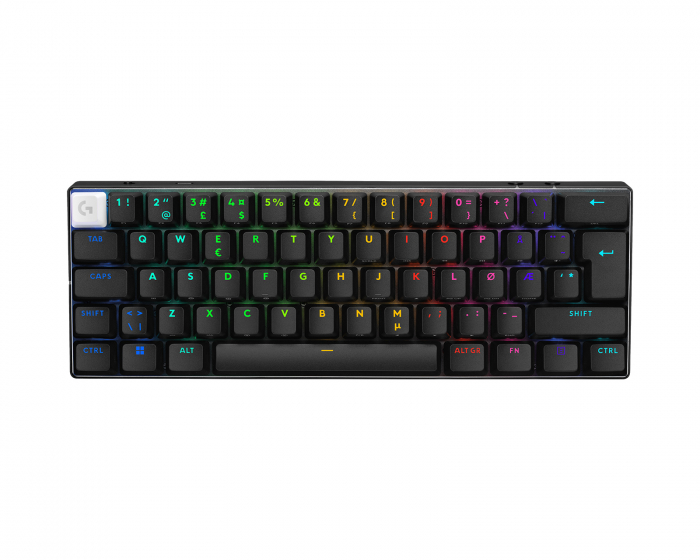 Logitech G PRO X 60 Lightspeed Trådløst Gaming Tastatur [Linear Black] - Sort (DEMO)