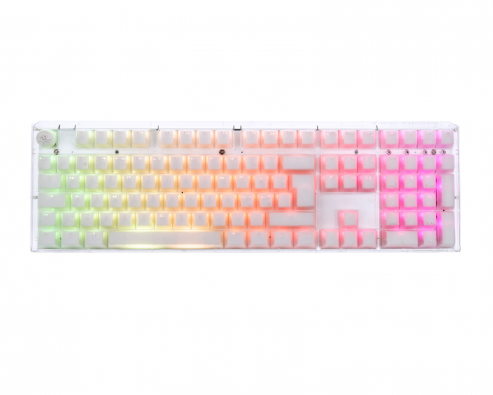 Ducky Aura Keycaps Set Nordisk Layout - Hvid (DEMO)