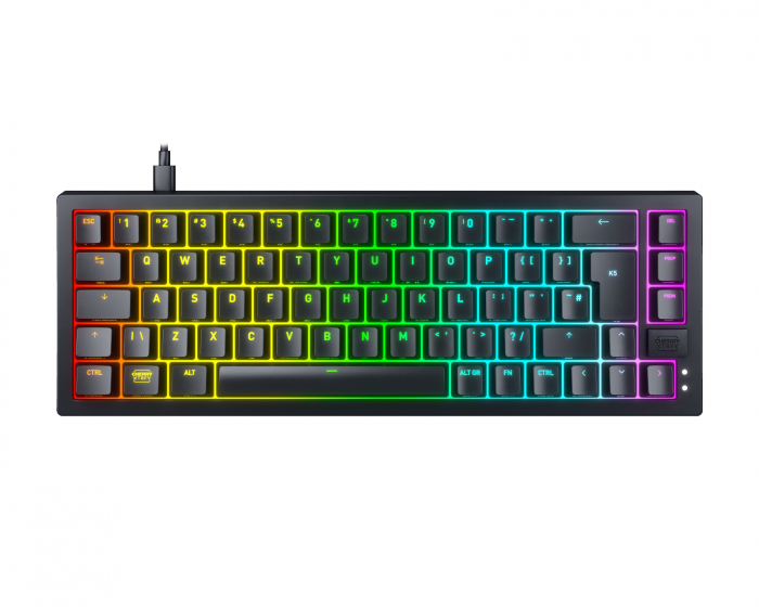 Cherry Xtrfy K5V2 RGB Compact Mechanical Gaming Tastatur [MX2A Red] - Sort (DEMO)