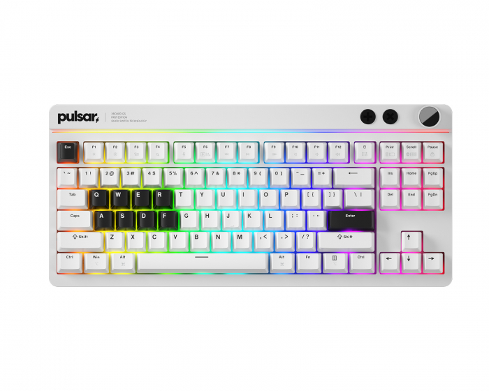 Pulsar Xboard QS First Edition Mekanisk Tastatur - Hvid (DEMO)