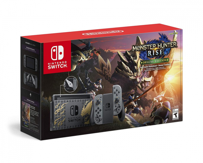 Nintendo Switch Console inkl. Monster Hunter Rise - Limited Edition (DEMO)