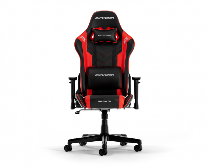 DXRacer PRINCE L Sort & Rød PVC Læder (DEMO)