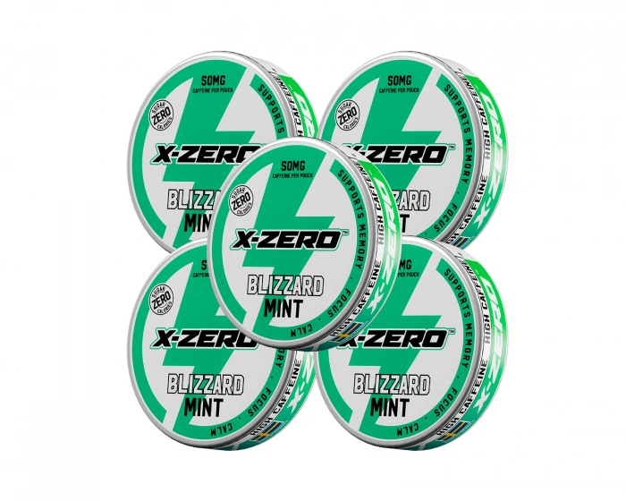 X-Gamer Pouch Energy - Blizzard Mint (5-Pack)