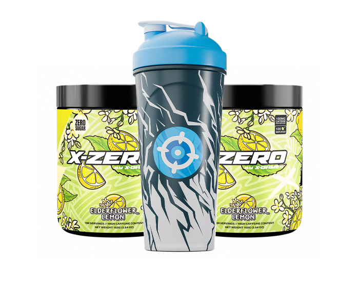 X-Gamer X-Zero Elderflower Lemon - 2 x 100 Portioner