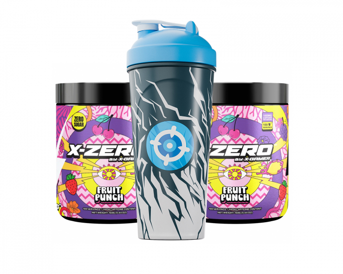 X-Gamer X-Zero Fruit Punch - 2 x 100 Portioner