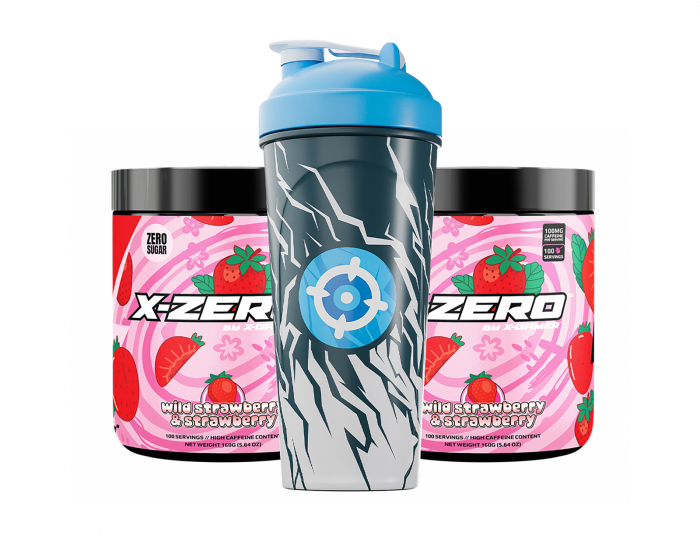 X-Gamer X-Zero Wild Strawberry & Strawberry - 2 x 100 Portioner