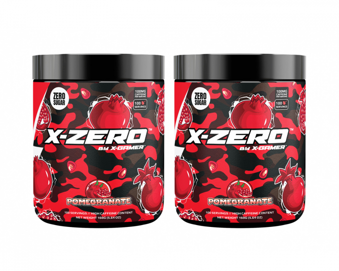 X-Gamer X-Zero Pomegranate - 2 x 100 Portioner