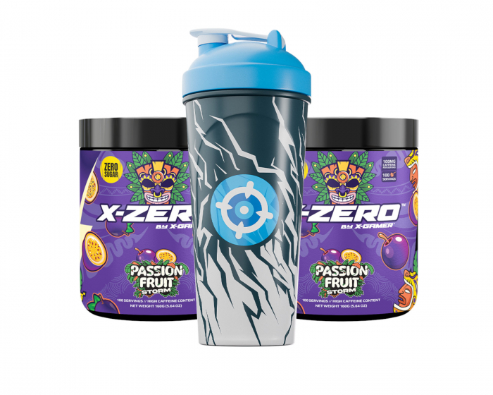 X-Gamer X-Zero Passion Fruit Storm - 2 x 100 Portioner