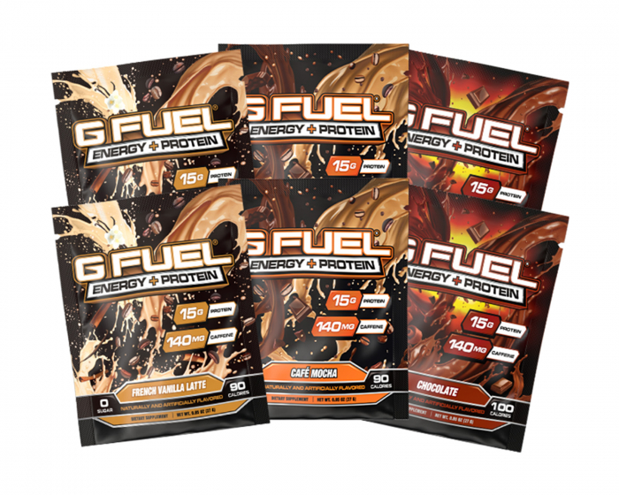 G FUEL Energy + Protein Single Serving Starter Kit - Variety Pack