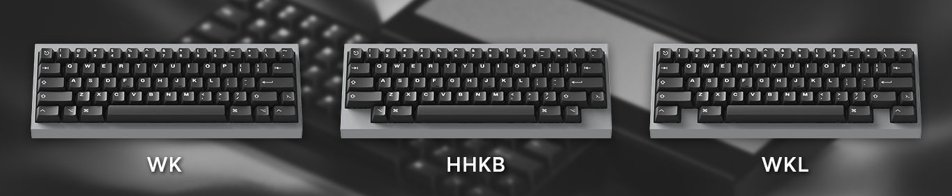 WK, WKL, HHKB